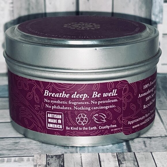 💖3/$15💖 rareESSENCE Passion Travel Tin Candle 4oz 100% Pure Essential Oil - Picture 3 of 5